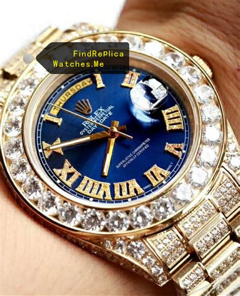 fake rolex blue face|rolex watch with blue face.